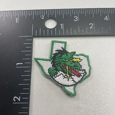 #ad Texas Green Dragon Patch Small 39AF