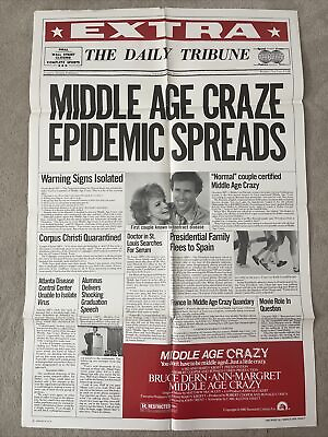 #ad Middle Age Crazy 1980 Original US One Sheet Movie Poster