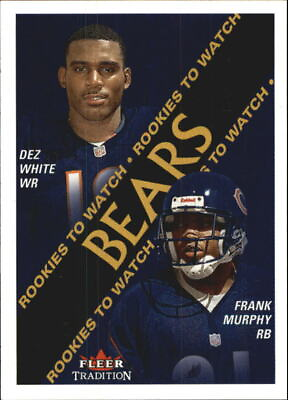 #ad 2000 Fleer Tradition #340 Dez White RC Frank Murphy RC