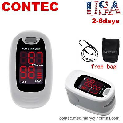 #ad Fingertip Pulse Oximeter Spo2 Pulse Rate Monitor Oxymeter Blood Oxigen Meter NEW