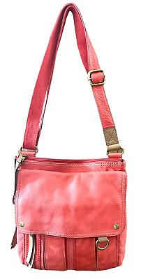 Red Vintage Fossil Crossbody Handbag $49.00