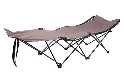 #ad Ozark Trail Adult Collapsible Camping Cot Beige 73quot; x 23quot;