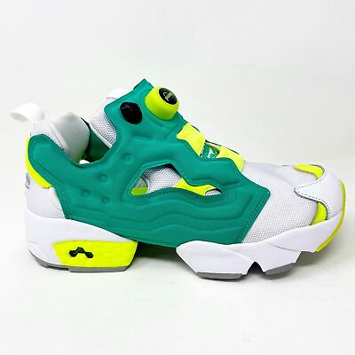 #ad Reebok Instapump Fury OG MU White Emerald Green Mens Basketball Sneakers FP2571