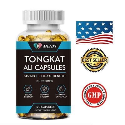 #ad Tongkat Extract 3450mg Vegan 120 Capsules Strong Natural Testosterone Booster US