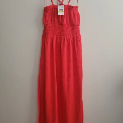 #ad NWT MICHAEL MICHAEL KORS Women#x27;s Spring Summer Geranium Maxi Dress Size Medium