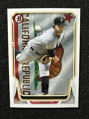#ad GERRIT COLE #2 2014 Bowman Baseball State amp; Hometown Parallel Pittsburgh Pirates