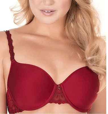 #ad Chantelle Passion Red T Shirt Comfortable Bra Women#x27;s Size 34C L1715