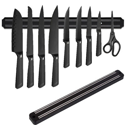 #ad 20quot; Heavy Duty Wall Mounted Magnetic Knife Bar Stick Strip Holder Rack Kitchen