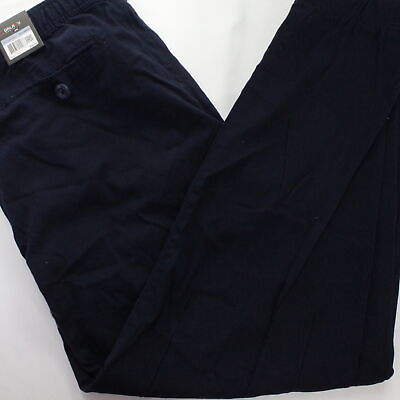 #ad NEW Galaxy Slim Fit Navy Blue Cotton Joggers Casual Pants 2XL DE1