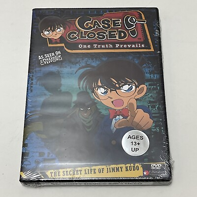 #ad Case Closed Vol. 1.1 The Secret Life of Jimmy Kudo DVD 2004 Uncut New Sealed