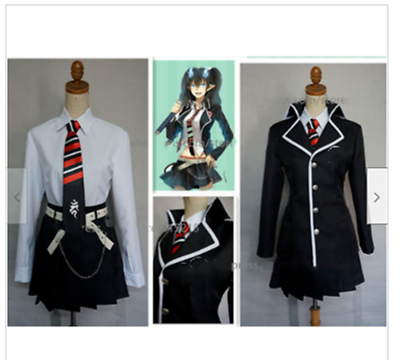 #ad Anime Blue Exorcist Ao no Exorcist School Uniform Clothing Okumura Rin Cospla