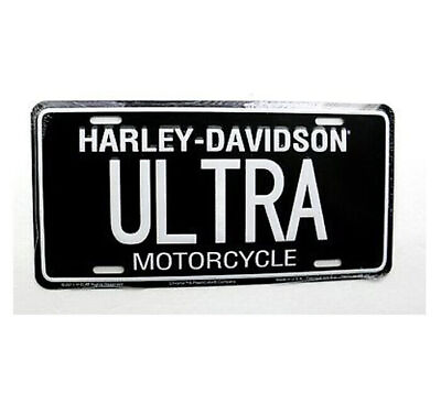 #ad Harley Davidson ULTRA Metal Embossed Car Auto License Plate Tag NEW