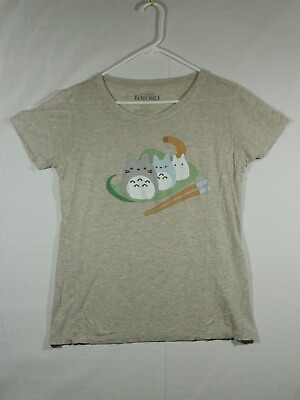 #ad My Neighbor Totoro Sushi T Shirt Size Medium Rayon And Spandex Thrashed