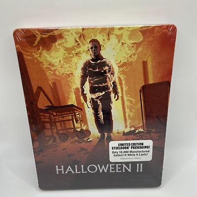 #ad Halloween II Limited Ed OOP Steelbook Blu ray 2 Disc Scream Factory Brand New