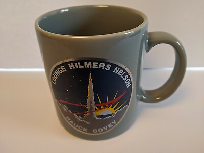 #ad SPACE Mug 1988 NASA Shuttle STS 26 DISCOVERY Damaged Withdrawn