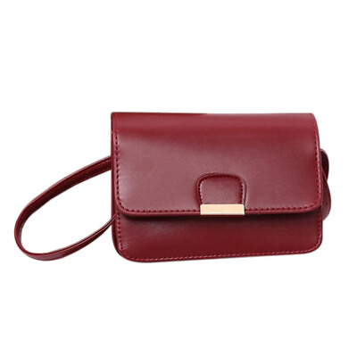 #ad Leather Simple Solid Handbag Small Shoulder Bags Crossbody5100