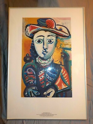 #ad Pablo Picasso Jeune Femme Assise Dans un Fauteuil 1970 Limited Edition of 5000