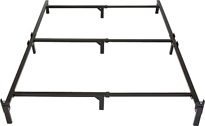 #ad New Bed Frame 9 Leg Base for Box Spring Mattress Queen 79.5x60 Inches Tool Free