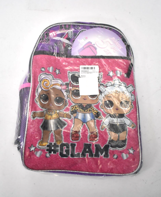 #ad LOL Surprise Purple Backpack School Essentials Set 16quot; Bookbag 5 Piece Set