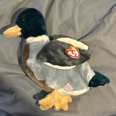 #ad TY pillow pal stuffed animal retired Jake the duck
