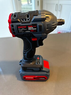 #ad High Toque Power 20V 1 2 inch Brushless Cordless Impact Wrench with 2 Batteries