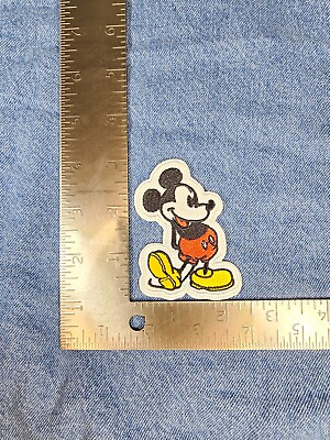 #ad Mickey Mouse Classic 2 Patch Embroidered Embroidery Iron On Sew on