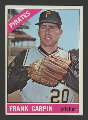 #ad 1966 Topps #71 Frank Carpin RC Pittsburgh Pirates
