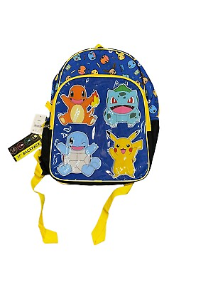 #ad Pokemon Character Laptop Backpack 17quot; Teenager Kids Children Student School Bag