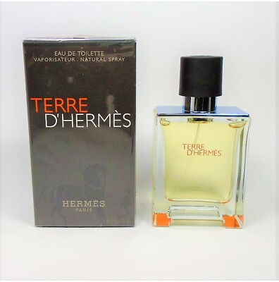 #ad Terre D#x27;Hermes By Hermes EDT for Men 1.7 oz 50 ml *NEW IN SEALED BOX*
