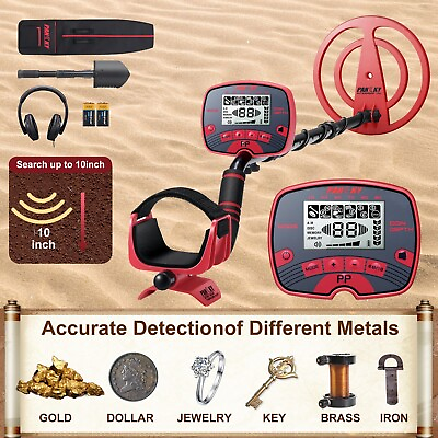 #ad PANCKY Metal Detectors for Adults Waterproof 10quot; Coil Gold Detectors PK0075