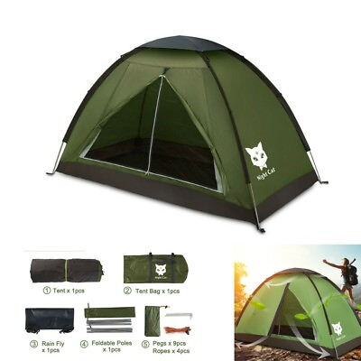 2023 Waterproof Backpacking Tent for 1 2 Person Hiking Camping Tent Sun Shelter