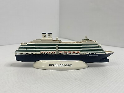 #ad Holland America MS Zuiderdam cruise ship Official Licensed model 10quot; w box