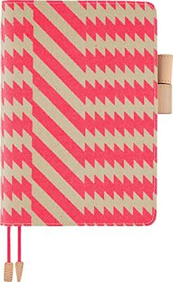 #ad Hobonichi Techo Cousin A5 size notebook cover MINTDESIGNS ZIG ZAG PINK