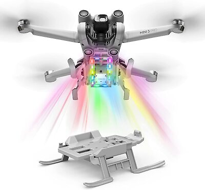 #ad LED Landing Gear For DJI Mini 3 Pro Accessories Extended Leg With LED Lights