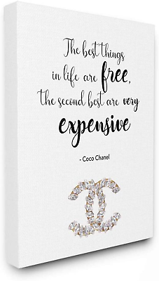 #ad Second Best Things in Life Quote Fashion Brand Glam Text Designed by Ziwei Li W