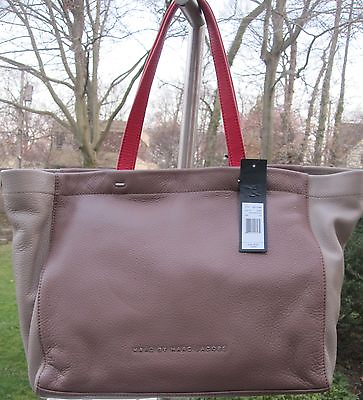 #ad NWT Marc by Marc Jacobs quot;What#x27;s The quot;Tquot; Leather Tote Multi Color Woodland