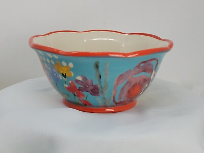 #ad The Pioneer Woman Spring Bouquet Cereal Bowl Stoneware Scalloped Edge 6.5 in