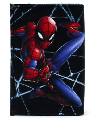 #ad Ultimate Spider Man Tri Fold Canvas Wallet Marvel Comics Heroes New With Tags