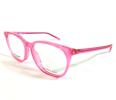 #ad Saint Laurent Eyeglasses Frames SL 38 VL1 Crystal Clear Pink Square 52 16 140