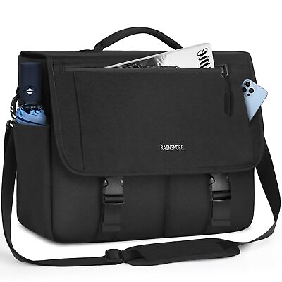 #ad Messenger Bag for Men Messenger Bag 15.6 Inch Water Resistant Laptop Bag Casu...