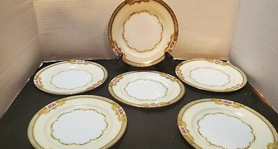 #ad SET OF 6 Meito China Pattern 1650B Beautiful Small Plates bread and butter?