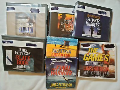#ad The Black Book River Murders Haunted Texas JAMES PATTERSON Audio CD LOT 7