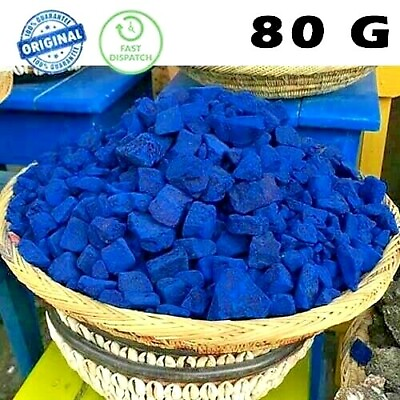Blue Nila Stone Rock Moroccan Natural Cosmetic For Skin amp; Body Care 80G النيلة $25.99