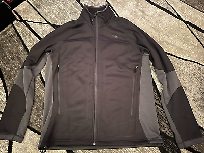 #ad Size Large North Face Men#x27;s Black Stealth Byron Fleece UV Protection Jacket
