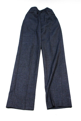 #ad Nove Boys Flat Front Straight Leg Dress Pant Navy Blue Size 12