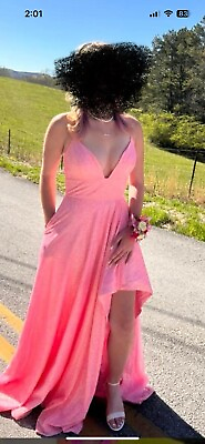 #ad pink dress for women prom