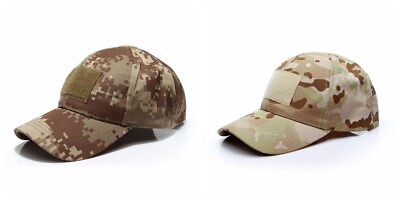 #ad Tactical Operator Baseball Cap Adjustable Contractor Patch Camo Hat Head Wear