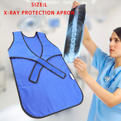#ad 0.35mmPb Unisex Large Medical X Ray Radiation Protection Apron Vest Lead Rubber