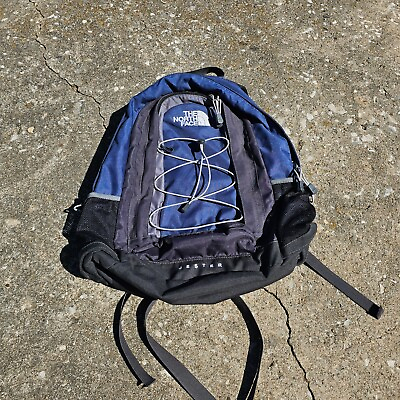 #ad The North Face Jester Backpack Classic Style Blue Black Hiking Camping School