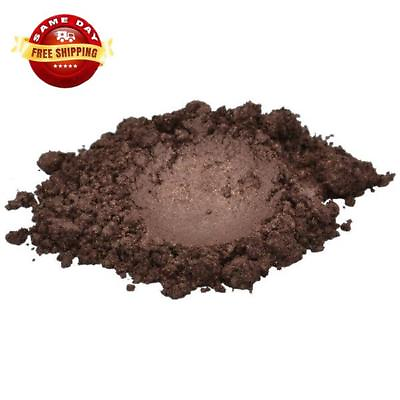 #ad SWISS CHOCOLATE DARK BROW MICA COLORANT PIGMENT COSMETIC by Hamp;B Oils Center 1 OZ